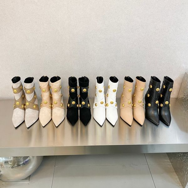 qualit button ankle zip boots pointed toe stiletto heels 10.5cm leather calfskin sole booties women' luxury designer party evening wedd, Black
qualit button ankle zip boots pointed toe stiletto heels 10.5cm leather calfskin sole booties women' luxury designer party evening wedd, Black