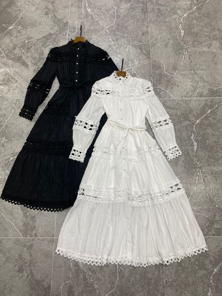basic & casual dresses standing collar lace lace lace hollow out embroidered dress, fairy breathing, Black;gray
basic & casual dresses standing collar lace lace lace hollow out embroidered dress, fairy breathing, Black;gray