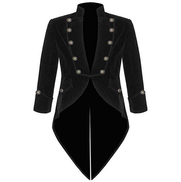 men039s velvet long tailcoat jacket steampunk halloween cosplay costume victorian gothic coat stand collar overcoat for casual8008049, White;black
men039s velvet long tailcoat jacket steampunk halloween cosplay costume victorian gothic coat stand collar overcoat for casual8008049, White;black
