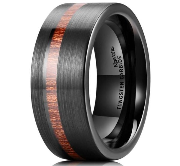 new fashion 8mm wood inlay black tungsten carbide wedding band engagement ring size 6 137548623, Silver
new fashion 8mm wood inlay black tungsten carbide wedding band engagement ring size 6 137548623, Silver