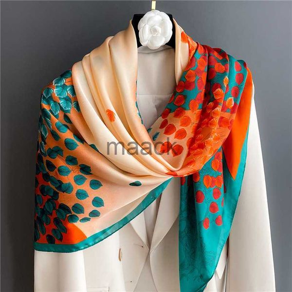 scarves fashion print brocade gradient color beach towel travel sunscreen shawl simulated silk 110cm neck guard woman's square scarf r6, Blue;gray
scarves fashion print brocade gradient color beach towel travel sunscreen shawl simulated silk 110cm neck guard woman's square scarf r6, Blue;gray