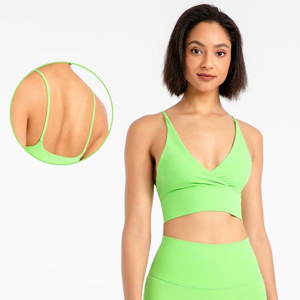 set abs loli v neck cross warp sports bra women fitted camisole built in bra backless spaghetti strap crop for yoga fitness
set abs loli v neck cross warp sports bra women fitted camisole built in bra backless spaghetti strap crop for yoga fitness