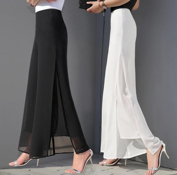 chiffon trousers high waist large size long skirt mesh loose straight casual split wide leg pants women1584045, Black;white
chiffon trousers high waist large size long skirt mesh loose straight casual split wide leg pants women1584045, Black;white