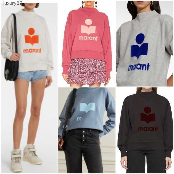 sweatshirts isabel marant designer pullover sweatshirt flocking print half high collar long sleeve loose terry sweater for women fashion hoo, Black
sweatshirts isabel marant designer pullover sweatshirt flocking print half high collar long sleeve loose terry sweater for women fashion hoo, Black