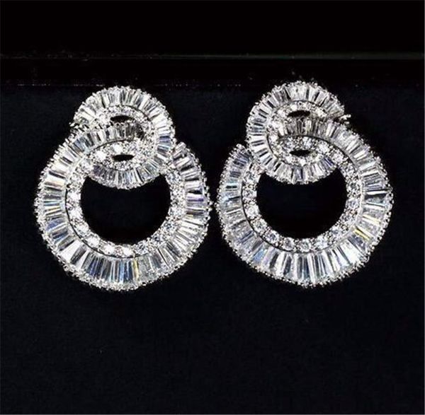 original 925 sterling silver diamond dangle earring jewelry big eight cross party wedding drop earrings for women bridal gift7496966, Golden;silver
original 925 sterling silver diamond dangle earring jewelry big eight cross party wedding drop earrings for women bridal gift7496966, Golden;silver