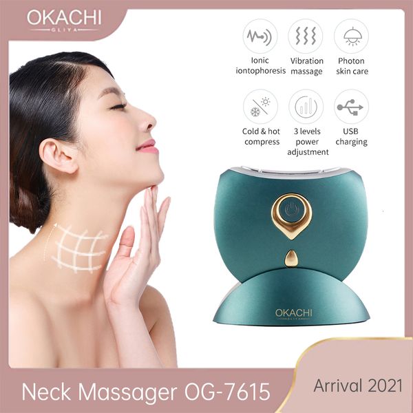 face care devices neck massager okachi gliya arrival massage skin firming wrinkle removing vibration cold compress led ems therapy 230829
face care devices neck massager okachi gliya arrival massage skin firming wrinkle removing vibration cold compress led ems therapy 230829