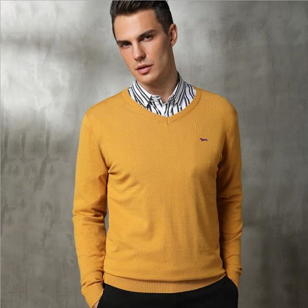 men s sweaters autumn winter men v neck knitted pullovers sweater embroidery long sleeve solid harmont cashmere casual blaine 230830, White;black
men s sweaters autumn winter men v neck knitted pullovers sweater embroidery long sleeve solid harmont cashmere casual blaine 230830, White;black