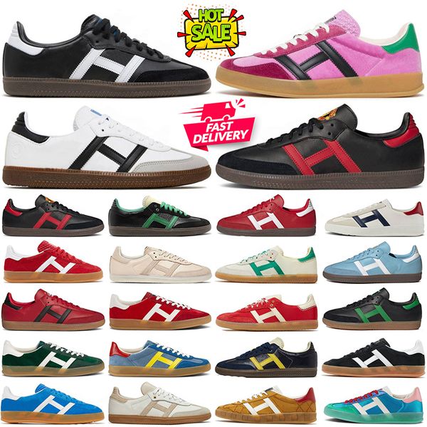 running shoes for men women vegan gazelle black gum team white mens trainers outdoor sports sneakers walking jogging wholesale
running shoes for men women vegan gazelle black gum team white mens trainers outdoor sports sneakers walking jogging wholesale
