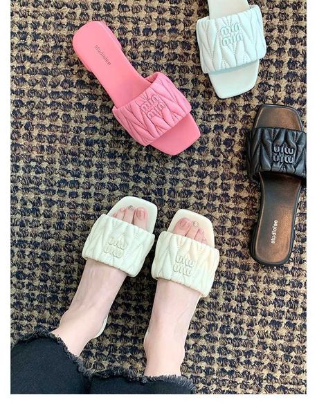 designer slippers miui slipper fashion anti slip flat bottom slippers women outdoor slides kl83
designer slippers miui slipper fashion anti slip flat bottom slippers women outdoor slides kl83