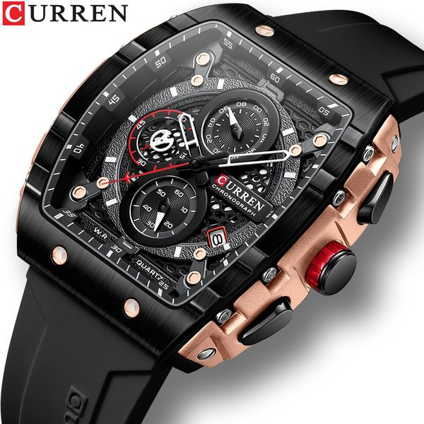 wristwatches curren brand men's watches luxury square quartz wristwatch waterproof luminous chronograph watch for men date clock 230829, Slivery;brown
wristwatches curren brand men's watches luxury square quartz wristwatch waterproof luminous chronograph watch for men date clock 230829, Slivery;brown