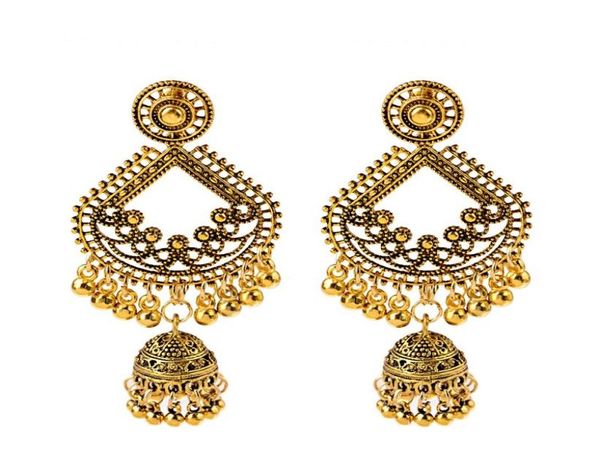 ethnic women big gold dangle earrings jhumka indian earrings vintage drop earring lantern tassel palace orecchini5458685, Silver
ethnic women big gold dangle earrings jhumka indian earrings vintage drop earring lantern tassel palace orecchini5458685, Silver