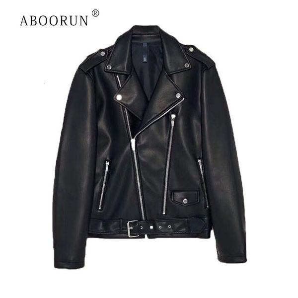 men's leather faux leather aboorun men's motorcycle leather jackets punk zippers pu leather jackets spring autumn leather coat for, Black
men's leather faux leather aboorun men's motorcycle leather jackets punk zippers pu leather jackets spring autumn leather coat for, Black