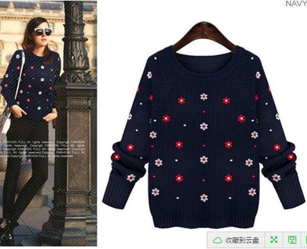 cashmere women sweaters small flowers embroidered long sleeve sweater woman knitwear fashion pullover autumn and winter women jack9895750, White;black
cashmere women sweaters small flowers embroidered long sleeve sweater woman knitwear fashion pullover autumn and winter women jack9895750, White;black