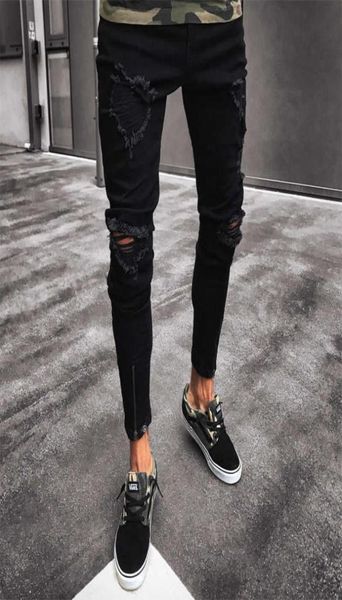 mens cool designer brand black jeans skinny ripped destroyed stretch slim fit hop pants with holes for men 2109222826602, Blue
mens cool designer brand black jeans skinny ripped destroyed stretch slim fit hop pants with holes for men 2109222826602, Blue