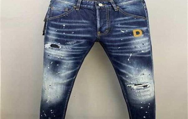 men's jeans 2022 fw 23ss luxury brand designer d2 men denim uare embroidery pants fashion holes trousers mens clothing us size 28-38 2g, Blue
men's jeans 2022 fw 23ss luxury brand designer d2 men denim uare embroidery pants fashion holes trousers mens clothing us size 28-38 2g, Blue