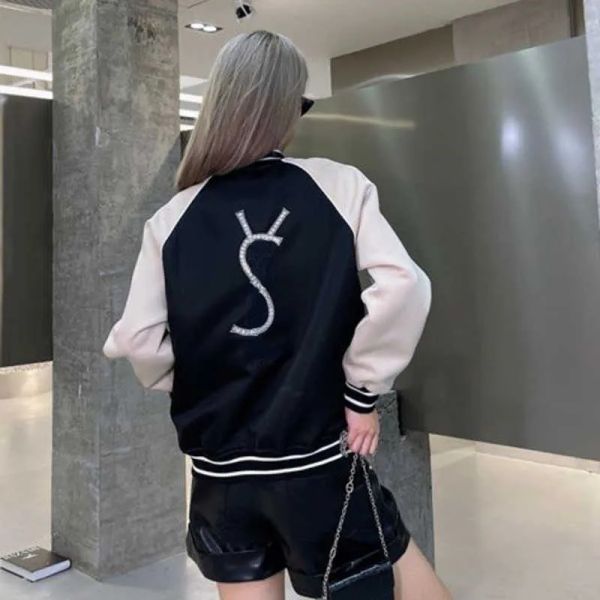 fashion sportswear women baseball jacket classic inlaid diamond sweatshirt y designer jackets womens casual zippered cardigan wo, Black;brown
fashion sportswear women baseball jacket classic inlaid diamond sweatshirt y designer jackets womens casual zippered cardigan wo, Black;brown