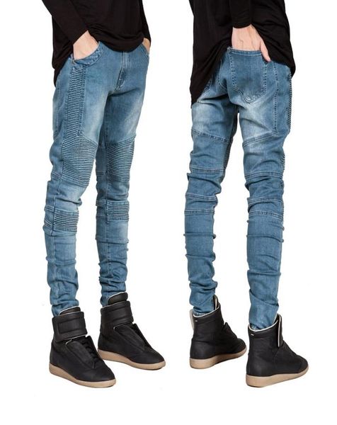 whole2016 men skinny jeans men runway slim racer biker jeans strech hiphop jeans for men y20368052669, Blue
whole2016 men skinny jeans men runway slim racer biker jeans strech hiphop jeans for men y20368052669, Blue