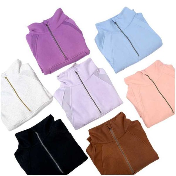women's tracksuits lulemens jackets yoga coat women sports gym outdoor stand collar jacket scuba oversized funnel neck half zip hoodies, Gray
women's tracksuits lulemens jackets yoga coat women sports gym outdoor stand collar jacket scuba oversized funnel neck half zip hoodies, Gray