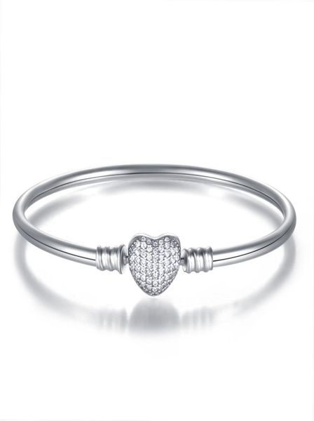 new authentic 925 sterling silver pave love heart crystal clasp clip basic bracelet bangle fit women diy pan beads charm jewelry2875148, Black
new authentic 925 sterling silver pave love heart crystal clasp clip basic bracelet bangle fit women diy pan beads charm jewelry2875148, Black