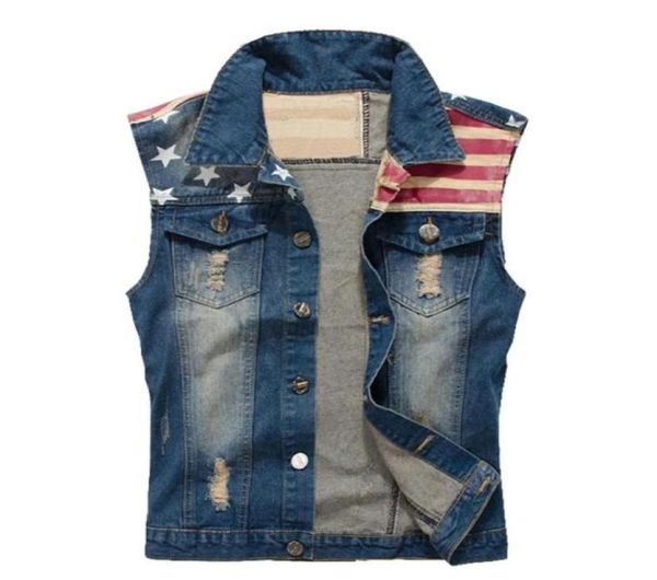ginzous men039s casual stars and strip print patch design denim vest american flag holes ripped coat plus large size tank 58279623278, Black;white
ginzous men039s casual stars and strip print patch design denim vest american flag holes ripped coat plus large size tank 58279623278, Black;white