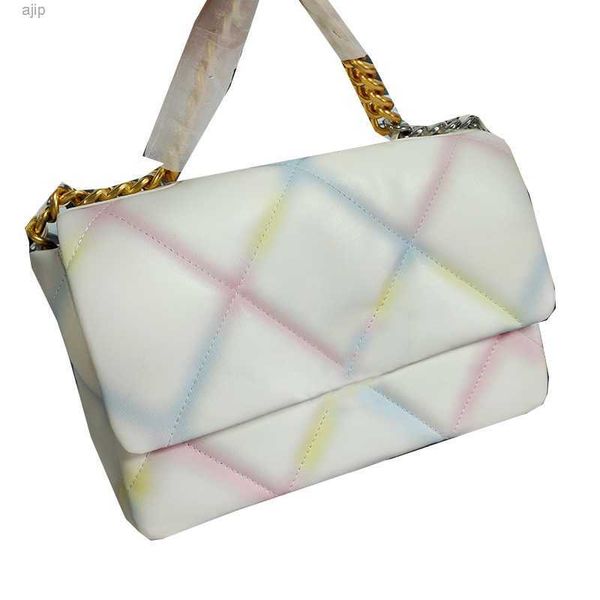 womens 19 quilted colorful printed bags classic c flap gold-silver two-tone chain crossbody shoulder clutch purse large capacity luxury hand
womens 19 quilted colorful printed bags classic c flap gold-silver two-tone chain crossbody shoulder clutch purse large capacity luxury hand