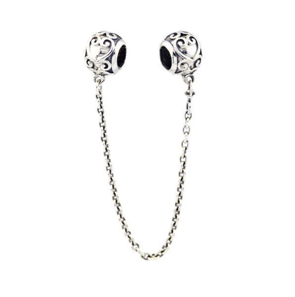 new authentic 925 sterling silver bead enchanted heart safety chain fit original brand charm bracelet diy charms women fashion jew3812872, Black
new authentic 925 sterling silver bead enchanted heart safety chain fit original brand charm bracelet diy charms women fashion jew3812872, Black