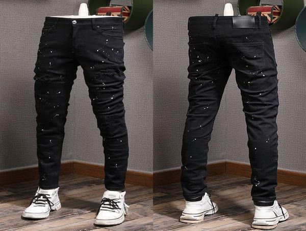 painted damage jeans man distressed patches skinny fit black vintage biker fit denim5028717, Blue
painted damage jeans man distressed patches skinny fit black vintage biker fit denim5028717, Blue