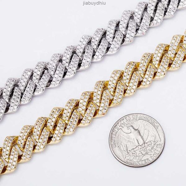 2023 14mm miami cuban chain necklace with spring clasp full iced out cubic zirconia hip hop fashion jewelry for gift, Silver
2023 14mm miami cuban chain necklace with spring clasp full iced out cubic zirconia hip hop fashion jewelry for gift, Silver