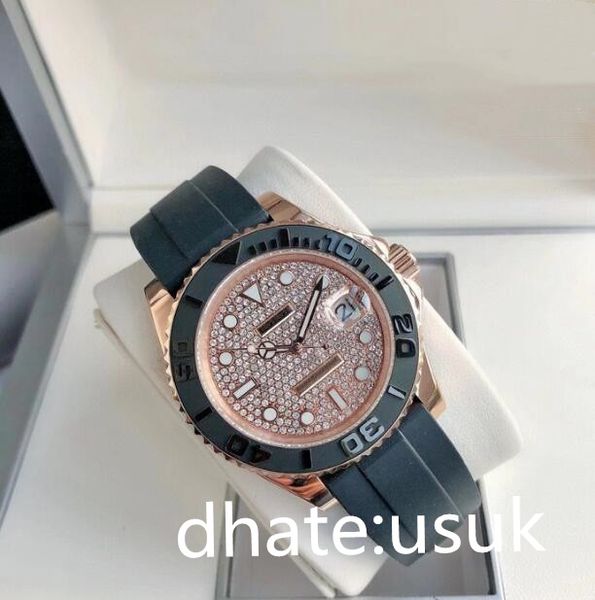 rose gold sapphire watches mens automatic movement watch men dive rubber strap 126655 mens watchs sapphire mirror wristwatch with box, Slivery;brown
rose gold sapphire watches mens automatic movement watch men dive rubber strap 126655 mens watchs sapphire mirror wristwatch with box, Slivery;brown