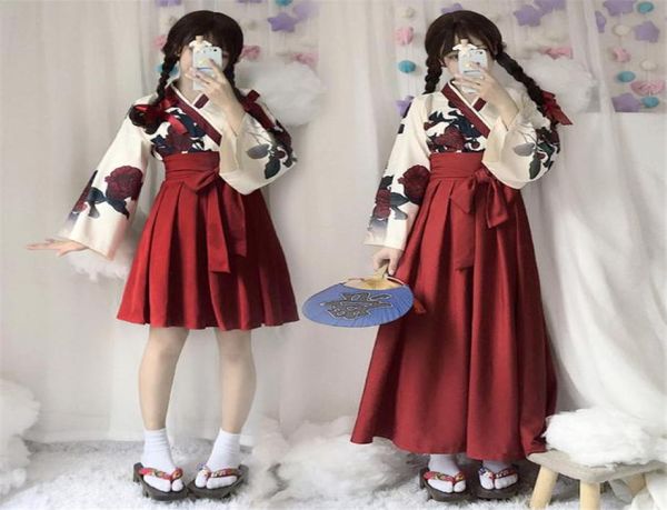 japanese style kimono drress for women taisho girl haori fashion floral print and skirts outfits asian clothes camellia love1888778, Red
japanese style kimono drress for women taisho girl haori fashion floral print and skirts outfits asian clothes camellia love1888778, Red