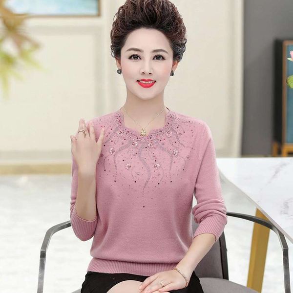 mothers autumn and winter sweater clothes add fur thickened one piece warm inner old middle aged womens wool, White;black
mothers autumn and winter sweater clothes add fur thickened one piece warm inner old middle aged womens wool, White;black