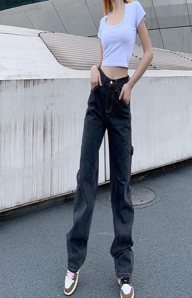 fashion 2020 new smoke grey bf retro casual high waist wide legs ins straight barrel baggy jeans for women1636320, Blue
fashion 2020 new smoke grey bf retro casual high waist wide legs ins straight barrel baggy jeans for women1636320, Blue