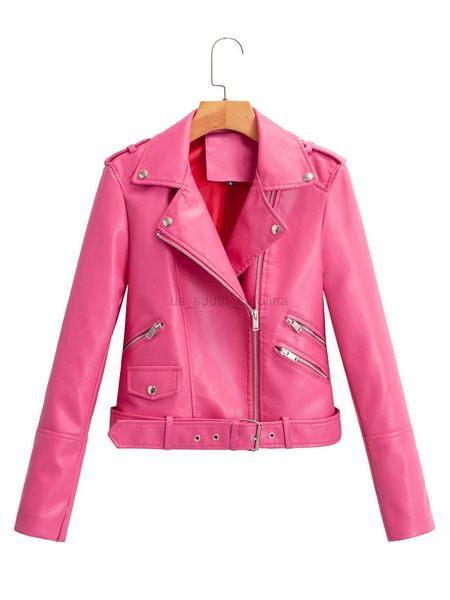 women's leather faux leather new arrival spring winter autumn brand motorcycle leather jackets pink leather jacket women leather coat s, Black
women's leather faux leather new arrival spring winter autumn brand motorcycle leather jackets pink leather jacket women leather coat s, Black
