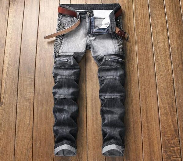 fashion mens zipped panelled slim fit jeans designer pleated motocycle biker straight leg denim pants big size trousers jb7 jb714384429, Blue
fashion mens zipped panelled slim fit jeans designer pleated motocycle biker straight leg denim pants big size trousers jb7 jb714384429, Blue