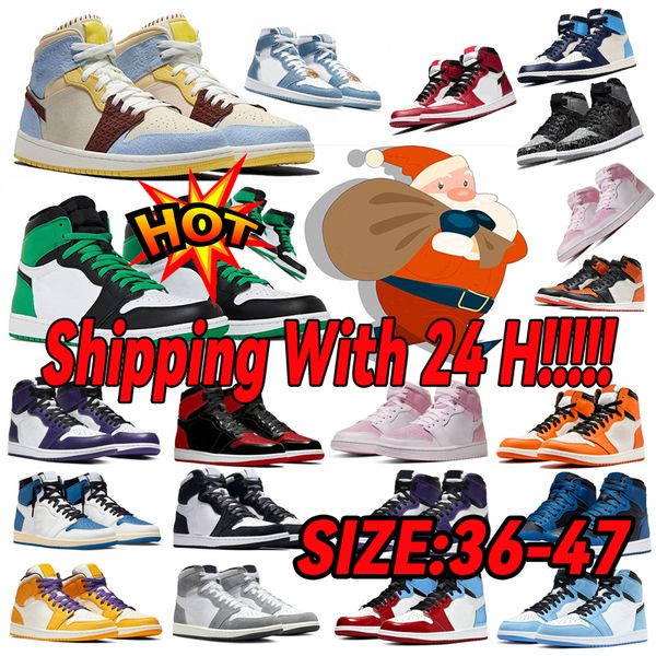 2023 new 1s basketball shoes mens sneakers black phantom washed pink olive white cement lucky green blue reverse mocha bred patent womens tr
2023 new 1s basketball shoes mens sneakers black phantom washed pink olive white cement lucky green blue reverse mocha bred patent womens tr