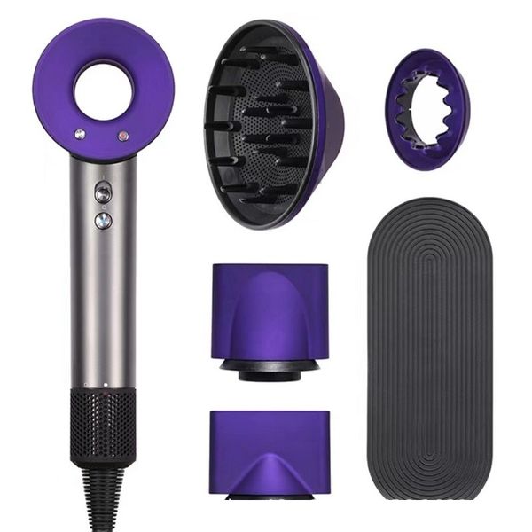 Image of Hair Dryers Electric Professional Salon Blow Comb Complete Styler Standing Supersonic Vaccum hair dryer Negative Ionic Powerful Travel Homeuse Colds