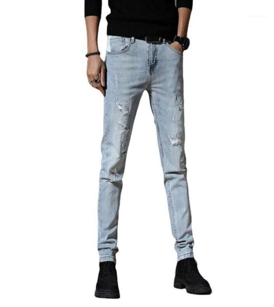 men039s jeans mens slim fit men pants trousers for homme streetwear clothing casual elastic6321520, Blue
men039s jeans mens slim fit men pants trousers for homme streetwear clothing casual elastic6321520, Blue