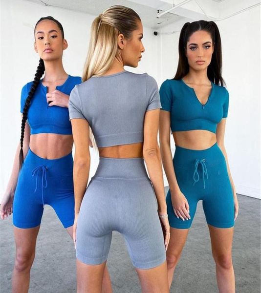 2021 sports new women039s wear urban leisure solid color yoga suit running sports fitness suit lace up3396231, Gray
2021 sports new women039s wear urban leisure solid color yoga suit running sports fitness suit lace up3396231, Gray
