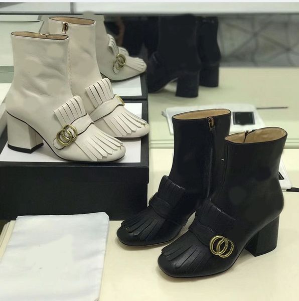 designer boots martin boots winter boots women heel thick sole ankle boots brand rubber boots lady leather shoes with box, Black
designer boots martin boots winter boots women heel thick sole ankle boots brand rubber boots lady leather shoes with box, Black