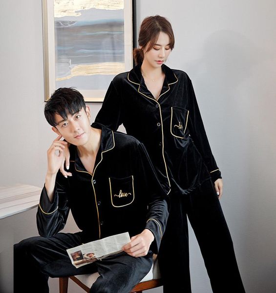 luxury couple sleepwear set autumn winter couple pajamas gold velvet women men sleepwear soft warm sleepwears plus size sleepwear8084164, Black;red
luxury couple sleepwear set autumn winter couple pajamas gold velvet women men sleepwear soft warm sleepwears plus size sleepwear8084164, Black;red