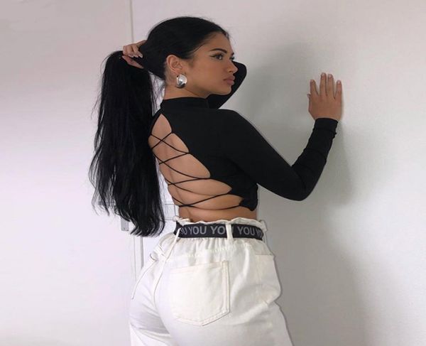 women cotton hollow out tshirt bandage backless long sleeve harajuku slim bodycon streetwear knitted tees nvtx2242594910, White
women cotton hollow out tshirt bandage backless long sleeve harajuku slim bodycon streetwear knitted tees nvtx2242594910, White