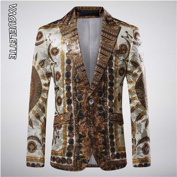 men's suits blazers vaguelette golden blazer for men medusa pattern printed luxury stage jacket for men slim fit wedding party night cl, White;black
men's suits blazers vaguelette golden blazer for men medusa pattern printed luxury stage jacket for men slim fit wedding party night cl, White;black