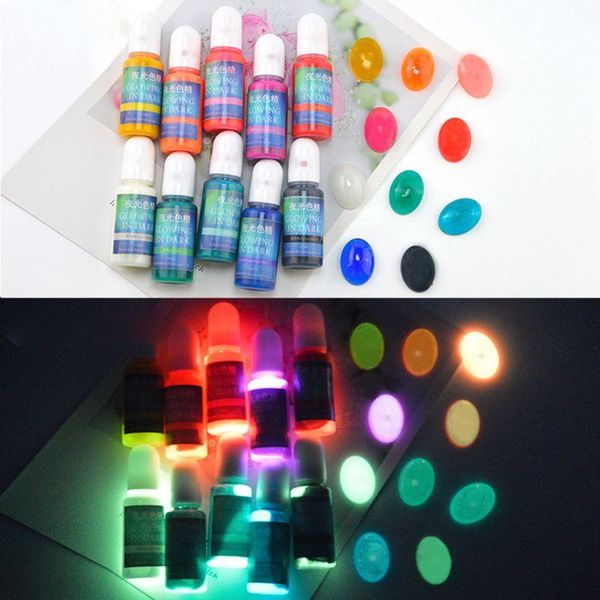 other 10 colors glowing in dark epoxy resin pigment kit luminous colorant liquid resin dye jewelry making nail glitter nail art decor
other 10 colors glowing in dark epoxy resin pigment kit luminous colorant liquid resin dye jewelry making nail glitter nail art decor