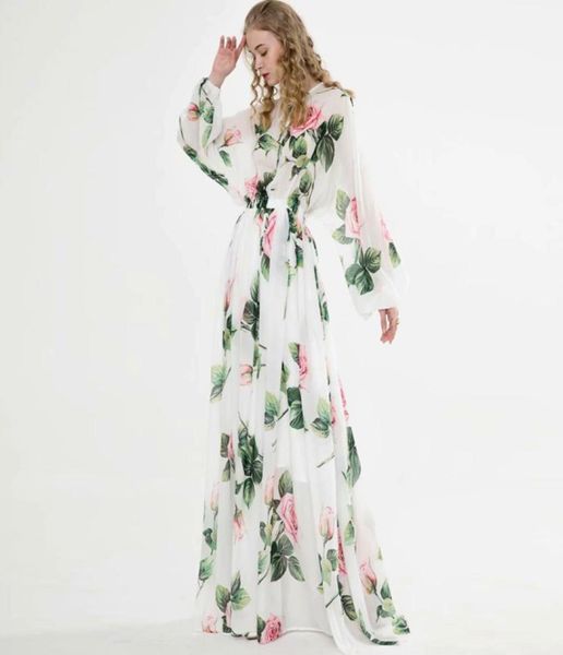 women039s runway dresses o neck long sleeves floral printed lace up elegant maxi design casual dress vestidos7765577, Black
women039s runway dresses o neck long sleeves floral printed lace up elegant maxi design casual dress vestidos7765577, Black