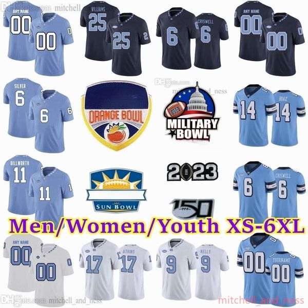 custom s-6xl ncaa north carolina tar heels football jersey 6 jacolby criswell 17 grayson atkins 14 jefferson boaz 11 raneiria dillworth 10 m, Black
custom s-6xl ncaa north carolina tar heels football jersey 6 jacolby criswell 17 grayson atkins 14 jefferson boaz 11 raneiria dillworth 10 m, Black