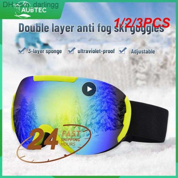 ski goggles 1/2/3pcs aldult double layers anti-fog ski goggles snow snowboard glasses snowmobile eyewear outdoor sports motorcycle ski q2308
ski goggles 1/2/3pcs aldult double layers anti-fog ski goggles snow snowboard glasses snowmobile eyewear outdoor sports motorcycle ski q2308