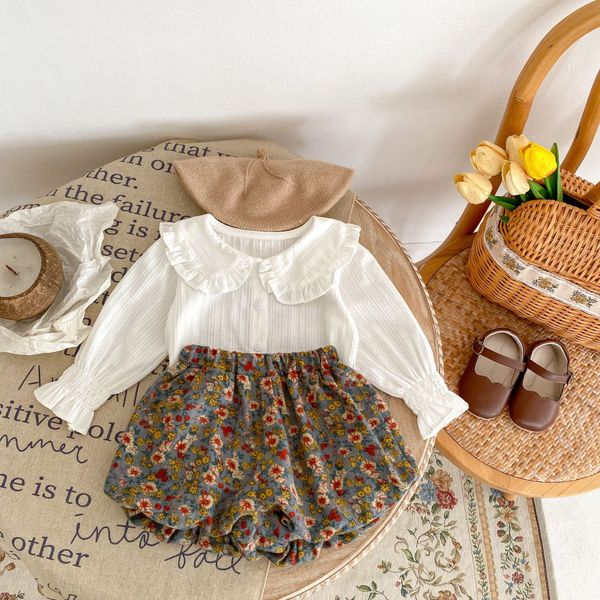 autumn baby girl clothes set flower long sleeve romper flowers double layers shorts headband 2pcs outfit new born infant clothing 2528, White
autumn baby girl clothes set flower long sleeve romper flowers double layers shorts headband 2pcs outfit new born infant clothing 2528, White