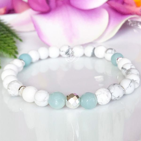 mg1104 natural howlite stress relief bracelet calming amazonite yoga mala bracelet healing crystals balance spiritual jewelry301d, Black
mg1104 natural howlite stress relief bracelet calming amazonite yoga mala bracelet healing crystals balance spiritual jewelry301d, Black