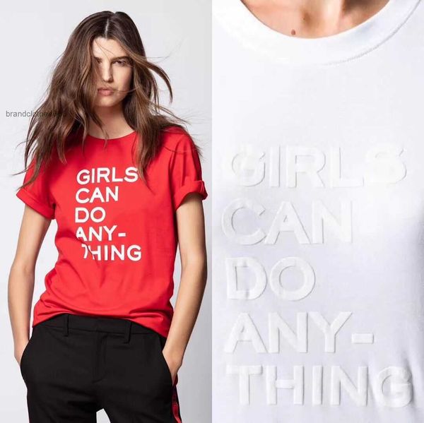 zadig voltaire 23ss designer t shirt spring and summer new french minority zv cotton classic english letter flocking printed cotton short sl, White
zadig voltaire 23ss designer t shirt spring and summer new french minority zv cotton classic english letter flocking printed cotton short sl, White