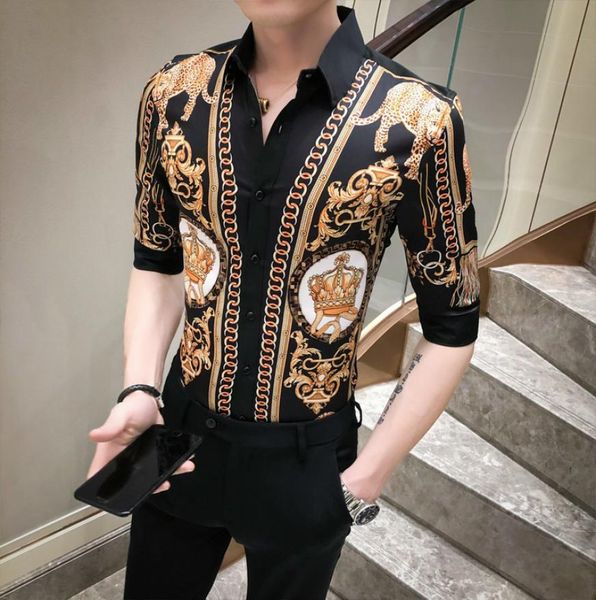 brand luxury print men shirt streetwear social short sleeve slim fit dress shirts camisa masculina nightclub party tuxedo blusa 101634281, White;black
brand luxury print men shirt streetwear social short sleeve slim fit dress shirts camisa masculina nightclub party tuxedo blusa 101634281, White;black